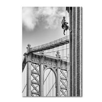 Trademark Fine Art 'Shortcut To Brooklyn' Canvas Art by Michel Guyot