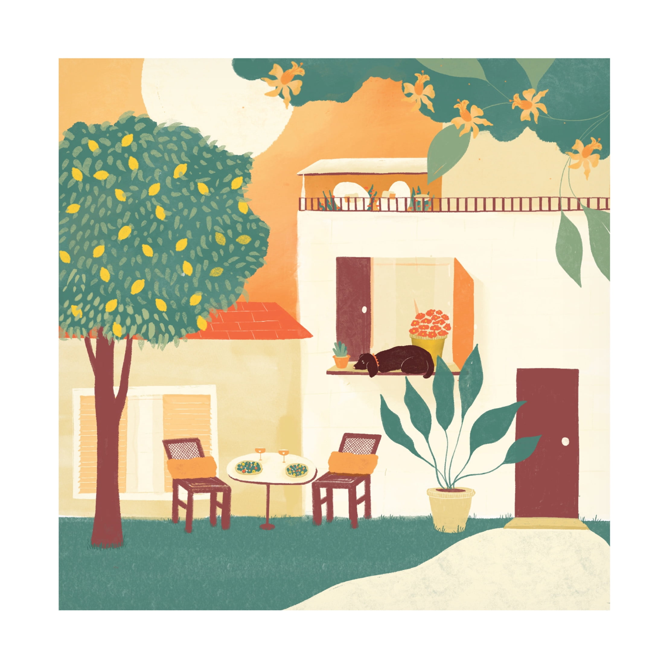 Trademark Fine Art Shriya Bhattacharya Tuscan Vacation Canvas Wall Art