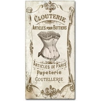 Trademark Fine Art "Signes Francais III" Canvas Art by Color Bakery