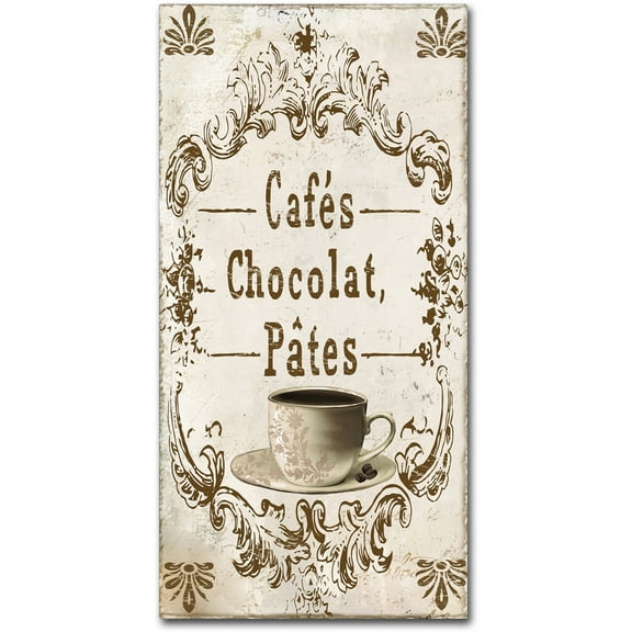 Trademark Fine Art "Signes Francais IV" Canvas Art by Color Bakery