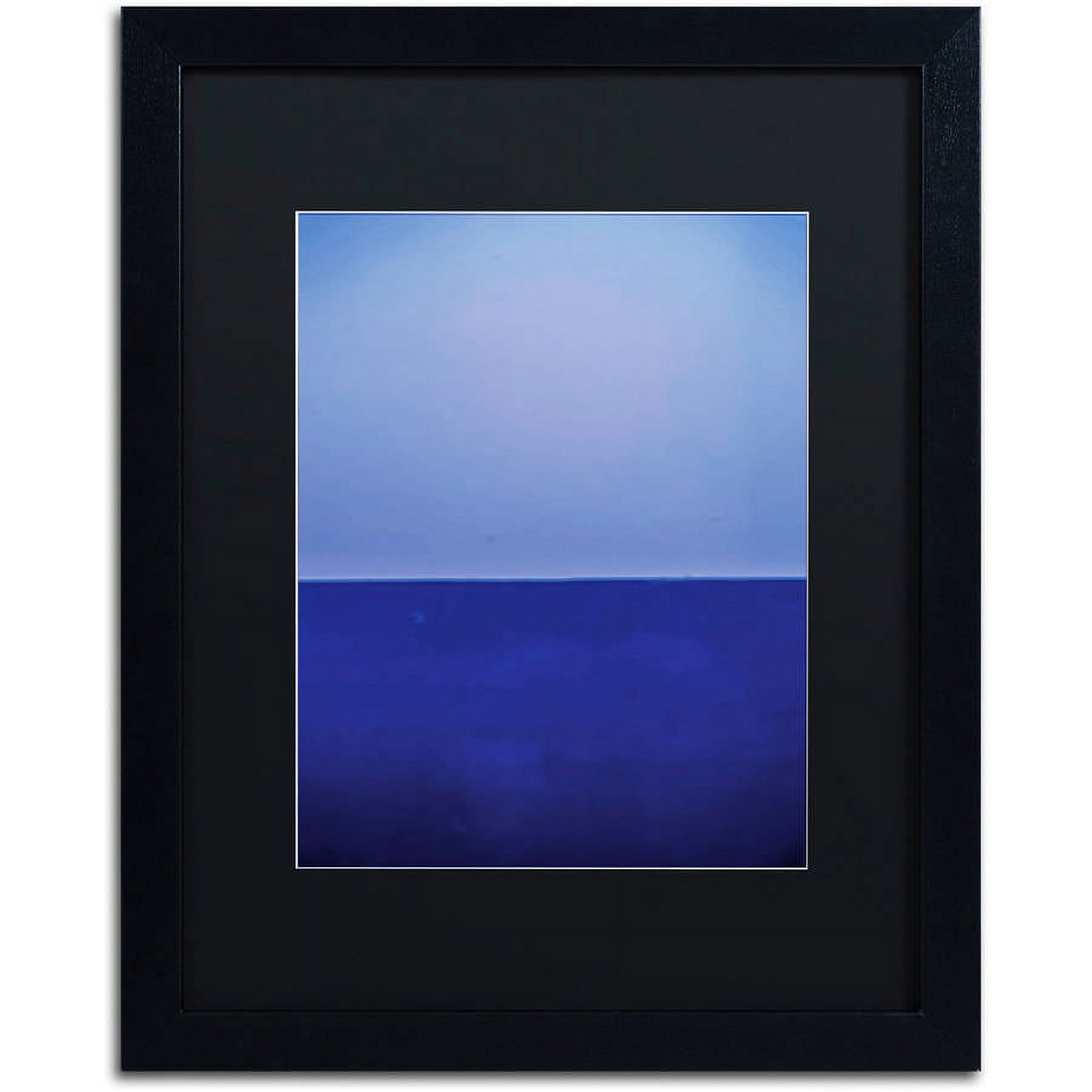 Trademark Fine Art "Silence" Canvas Art by Claire Doherty, Black Matte, Black Frame