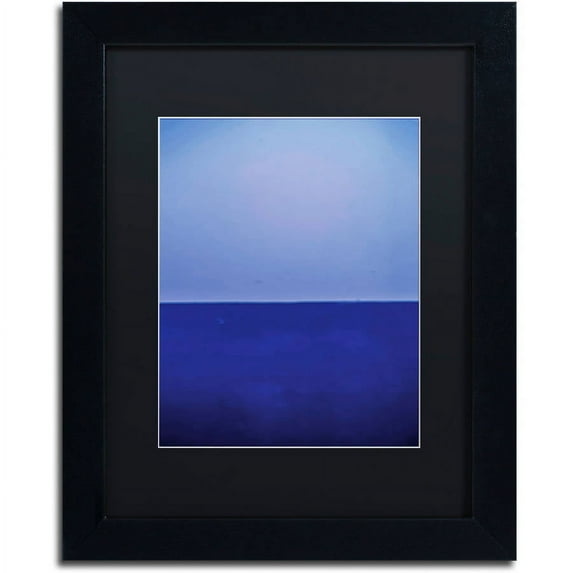 Trademark Fine Art "Silence" Canvas Art by Claire Doherty, Black Matte, Black Frame