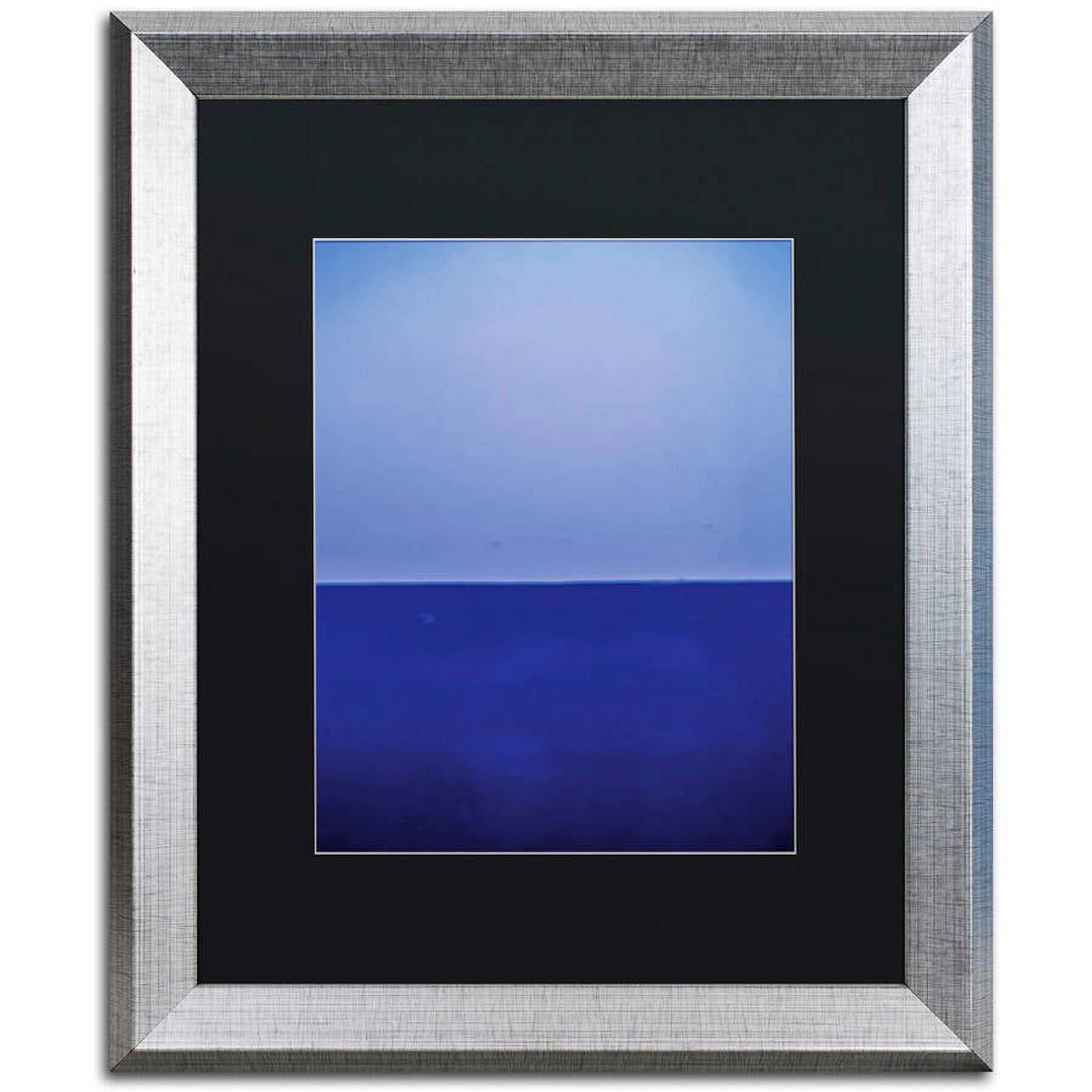 Trademark Fine Art "Silence" Canvas Art by Claire Doherty, Black Matte, Silver Frame