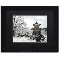 Trademark Fine Art "Silent Day" Canvas Art by Philippe Hugonnard, Black Matte, Black Frame