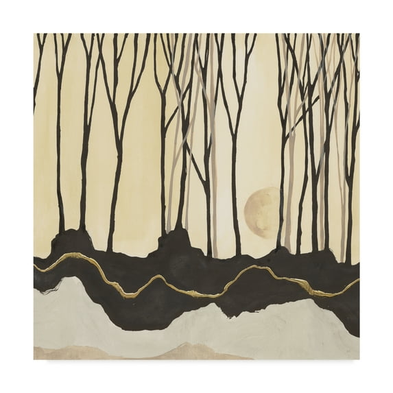 Trademark Fine Art 'Silhouette V' Canvas Art by Chris Paschke