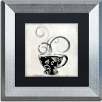 Trademark Fine Art "Silver Brewed 2" Canvas Art by Color Bakery, Black Matte, Silver Frame