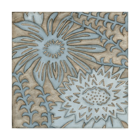 Trademark Fine Art 'Silver Filigree III' Canvas Art by Megan Meagher