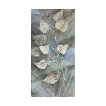 Trademark Fine Art 'Silver Leaves I' Canvas Art by Albena Hristova