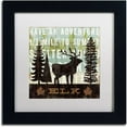 thumbnail image 1 of Trademark Fine Art "Simple Living Elk" Canvas Art by Michael Mullan, White Matte, Black Frame, 1 of 4