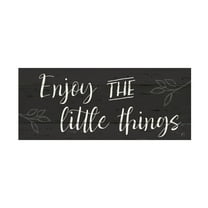 Trademark Fine Art 'Simple Signs I Black' Canvas Art by Jess Aiken