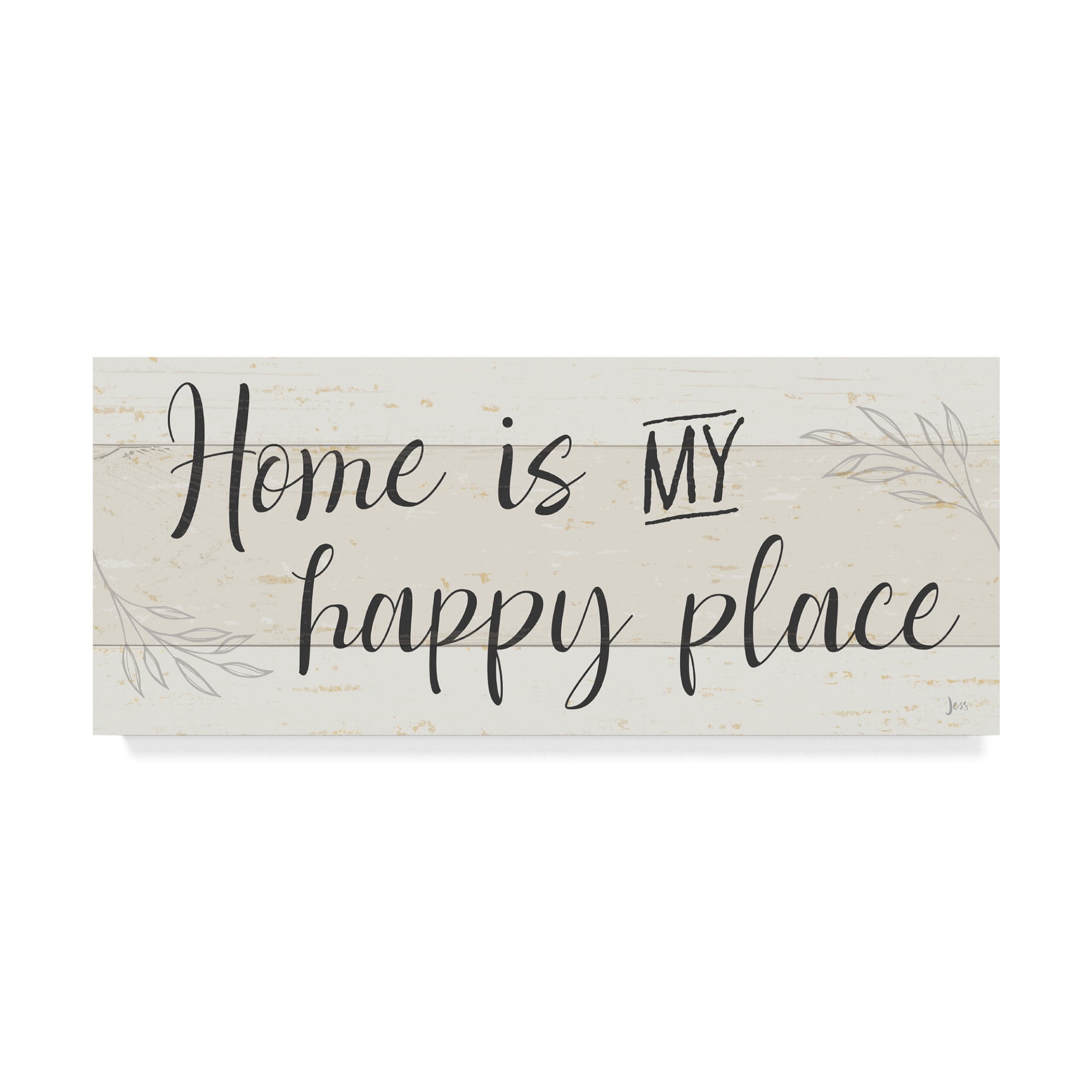 Trademark Fine Art 'Simple Signs II' Canvas Art by Jess Aiken