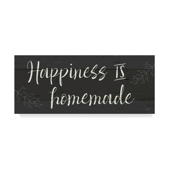 Trademark Fine Art 'Simple Signs IV Black' Canvas Art by Jess Aiken