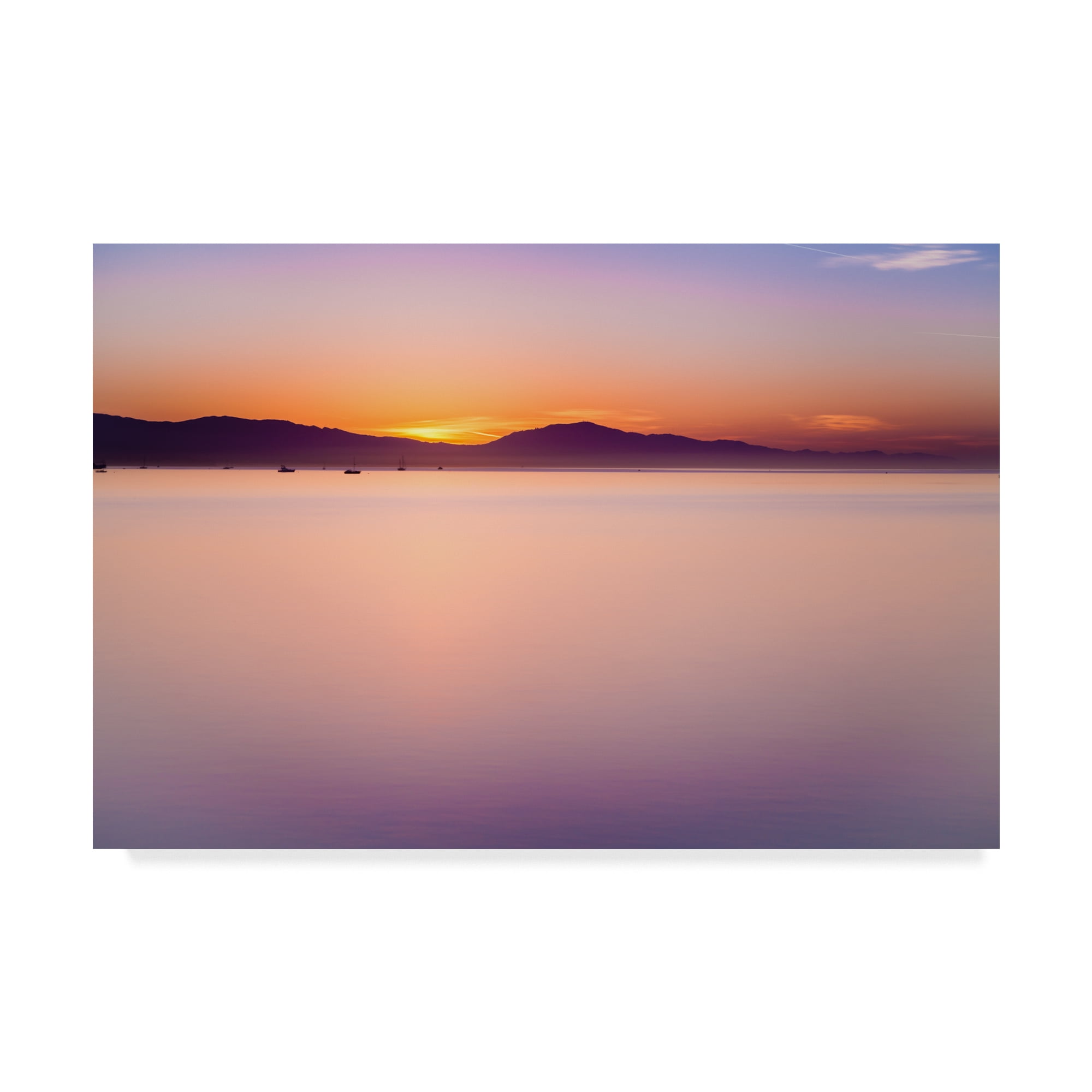 Trademark Fine Art 'Simple Sunrise' Canvas Art by Chris Moyer