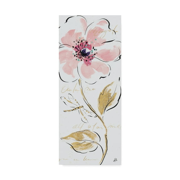 Trademark Fine Art 'Simply Pink IV' Canvas Art by Daphne Brissonnet