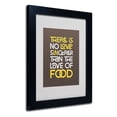 thumbnail image 1 of Trademark Fine Art "Sincere Love of Food III" Canvas Art by Megan Romo, Black Frame, 1 of 3