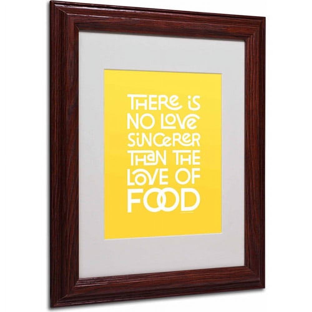 Trademark Fine Art "Sincere Love of Food V" Canvas Art by Megan Romo, Wood Frame