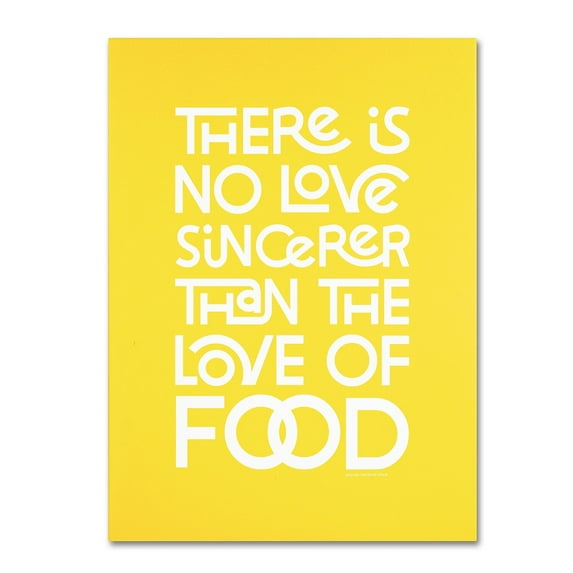 Trademark Fine Art "Sincere Love of Food V" Canvas Art by Megan Romo