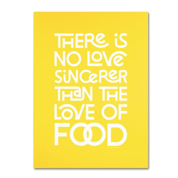 Trademark Fine Art "Sincere Love of Food V" Canvas Art by Megan Romo