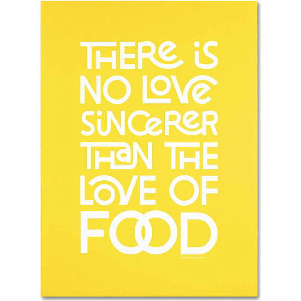 Trademark Fine Art "Sincere Love of Food V" Canvas Art by Megan Romo