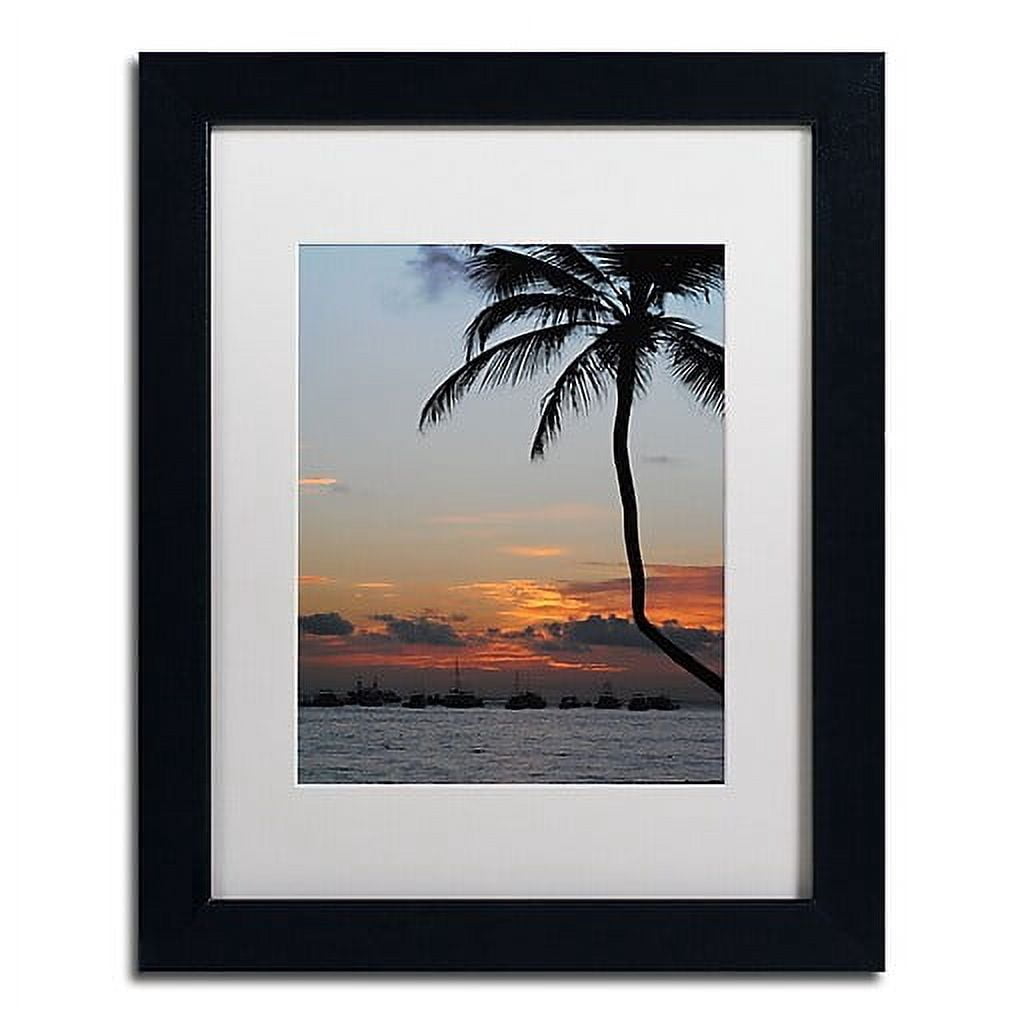 Trademark Fine Art "Sinfully Warm" Canvas Art by Monica Mize, White Matte, Black Frame