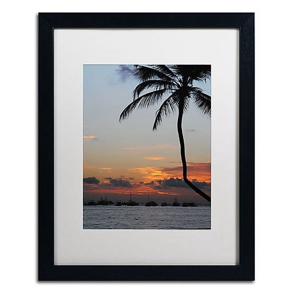 Trademark Fine Art "Sinfully Warm" Canvas Art by Monica Mize, White Matte, Black Frame