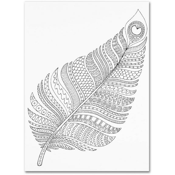Trademark Fine Art "Single Feather" Canvas Art by Hello Angel