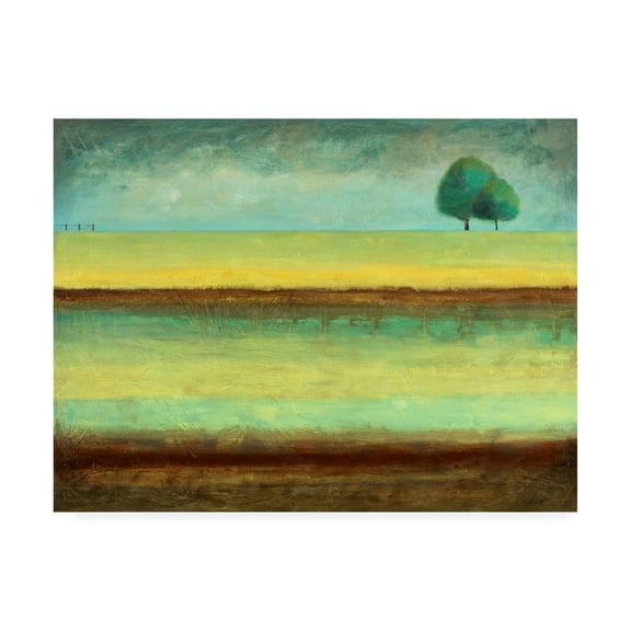 Trademark Fine Art 'Singled Trees Painted 2' Canvas Art by Pablo Esteban