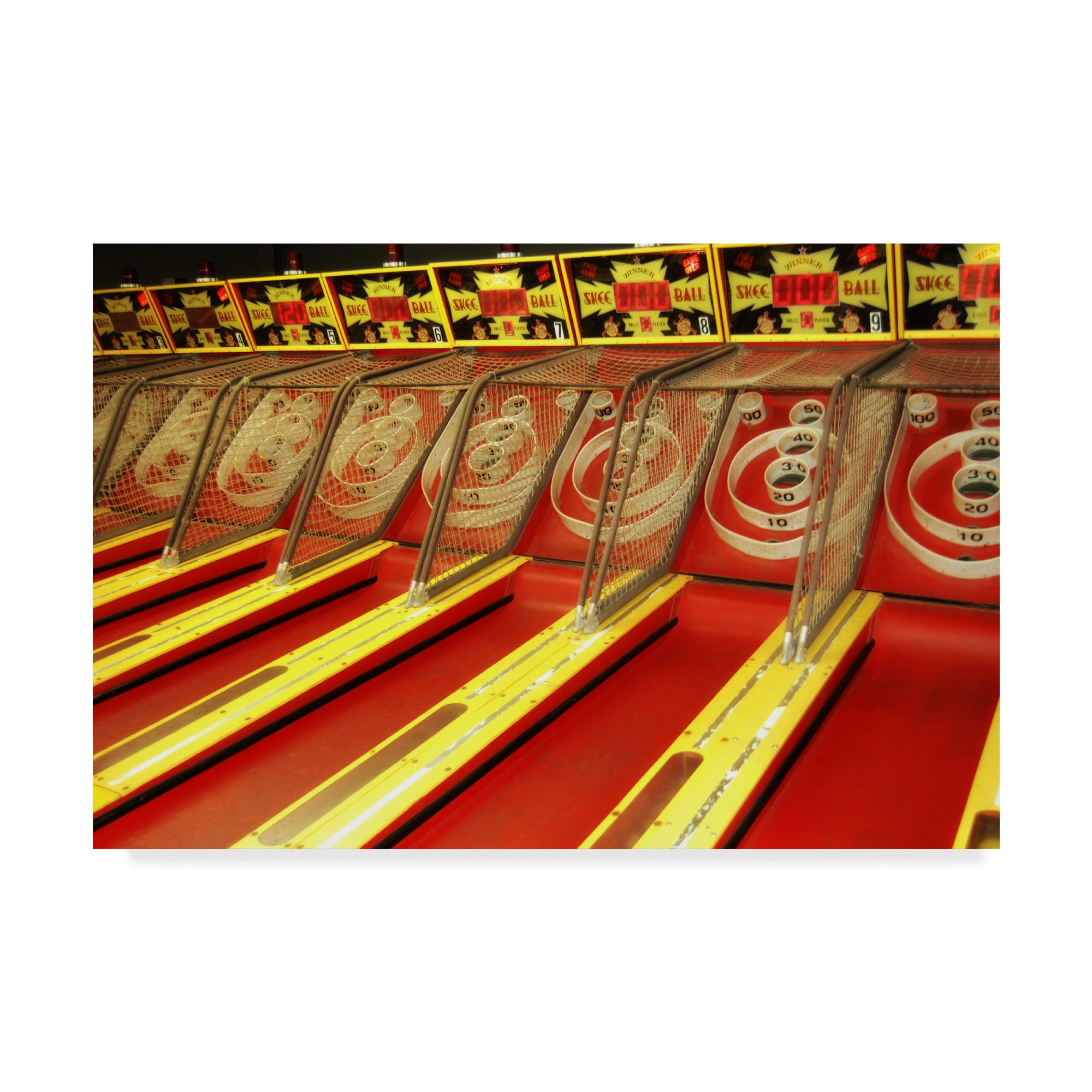 Trademark Fine Art 'Skeeball' Canvas Art by John W. Golden