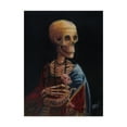 thumbnail image 1 of Trademark Fine Art 'Skelly With A Ferret' Canvas Art by Marie Marfia Fine Art, 1 of 3