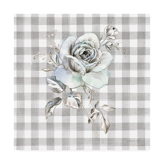 Trademark Fine Art 'Sketchbook Garden IX Checker' Canvas Art by Danhui Nai