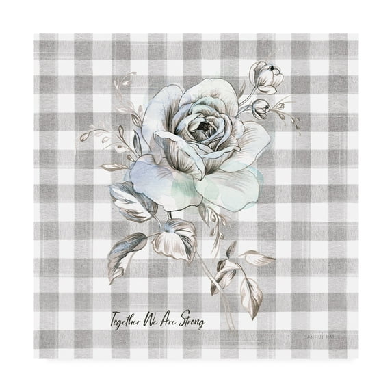 Trademark Fine Art 'Sketchbook Garden IX Checker Together' Canvas Art by Danhui Nai