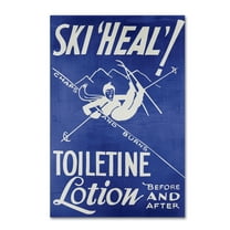 Trademark Fine Art 'Ski Heal' Canvas Art by Vintage Apple Collection