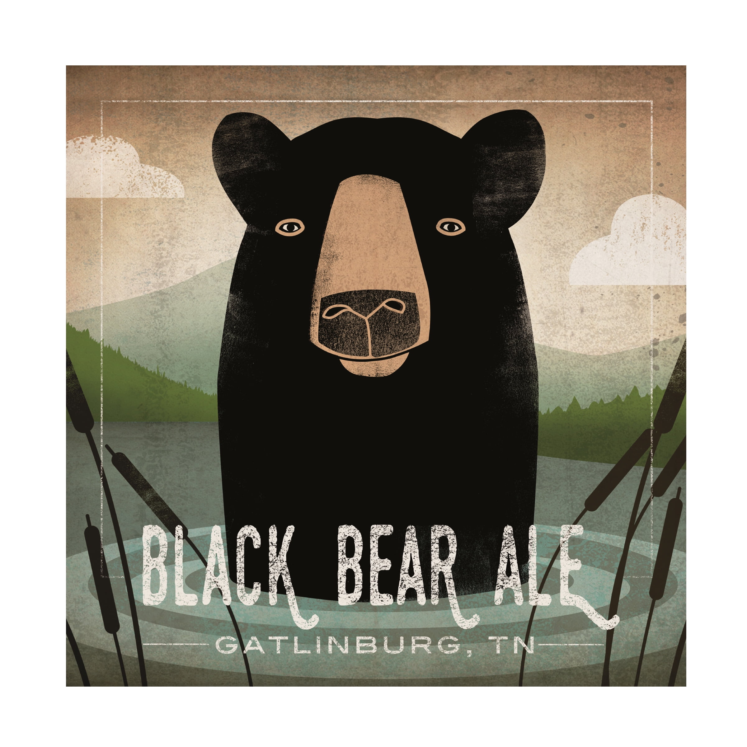 Trademark Fine Art 'Skinny Dip Black Bear Ale' Canvas Art by Ryan Fowler