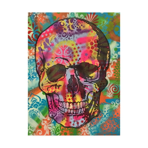 Trademark Fine Art 'Skull 1Up' Canvas Art by Dean Russo