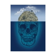 Trademark Fine Art 'Skull Island' Canvas Art by Rachel Caldwell