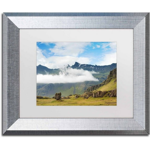 Trademark Fine Art 'Sky Express' Canvas Art by Philippe Sainte-Laudy, White Matte, Silver Frame
