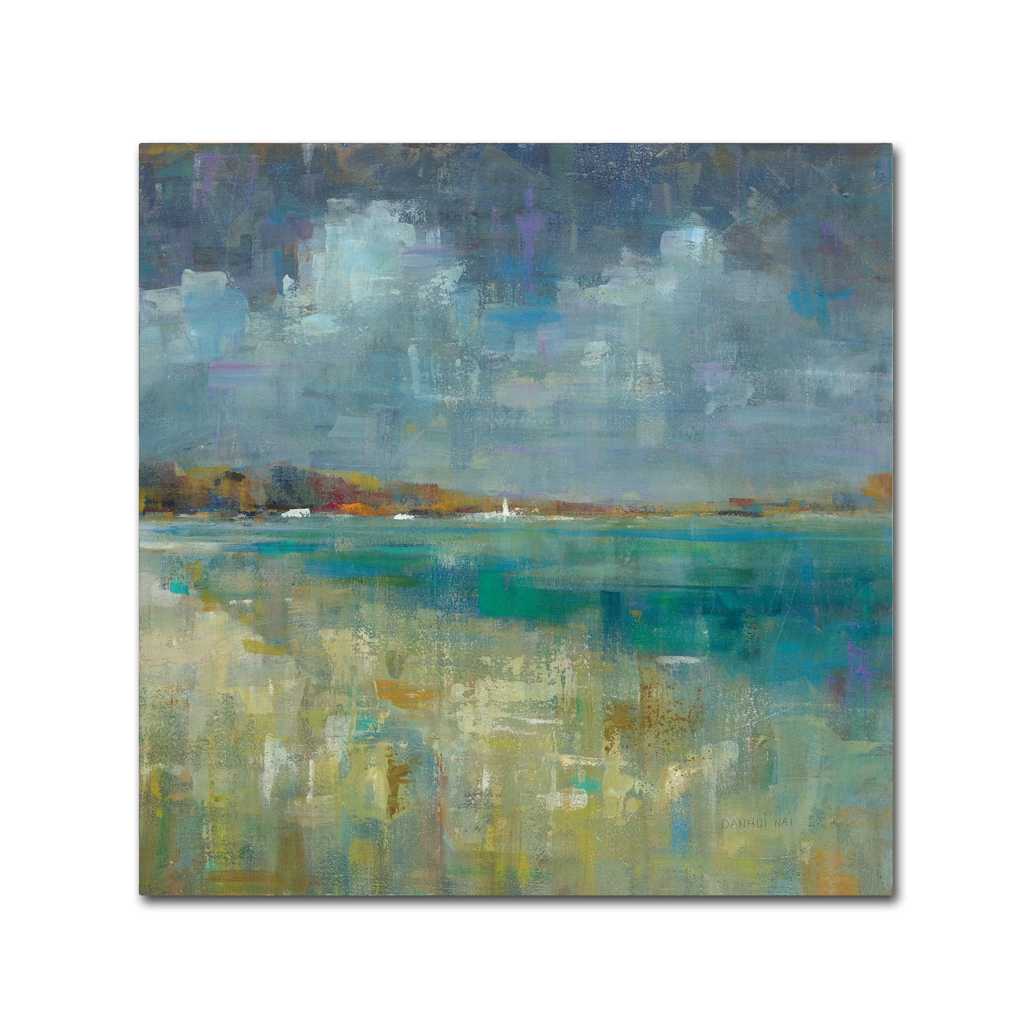 Sky and Sea Crop Abstract Beach Landscape Canvas Art