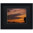 thumbnail image 1 of Trademark Fine Art "Sky on Fire" Canvas Art by Kurt Shaffer, Black Matte, Black Frame, 1 of 4