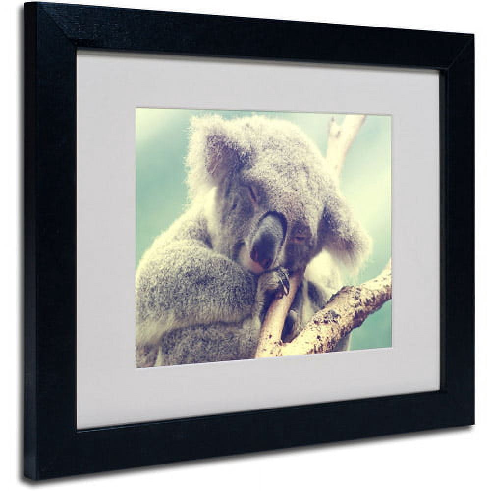 Trademark Fine Art "Sleepy Head" Framed Canvas Art by Beata Czyzowska Young