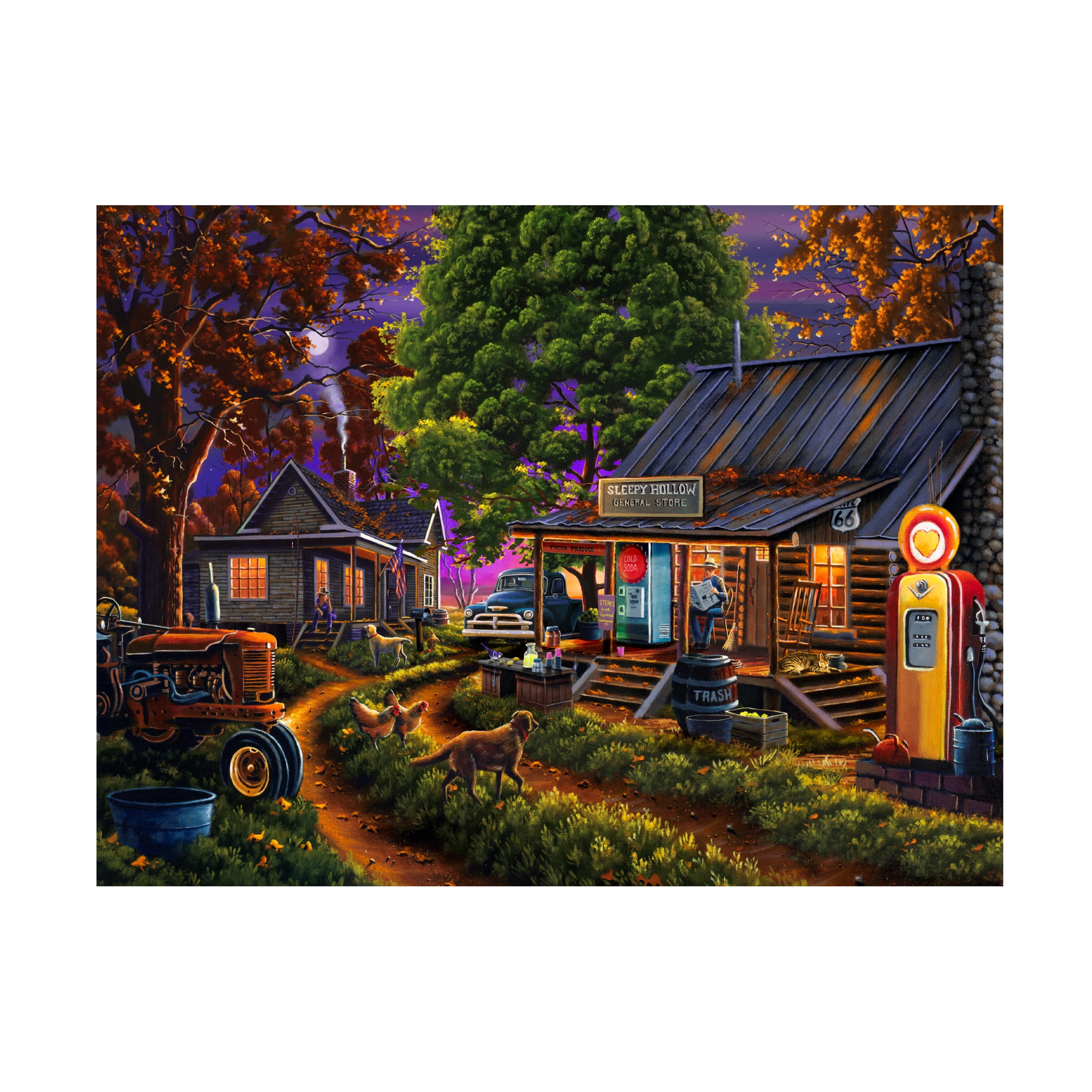Trademark Fine Art 'Sleepy Hollow General Store' Canvas Art by Geno Peoples
