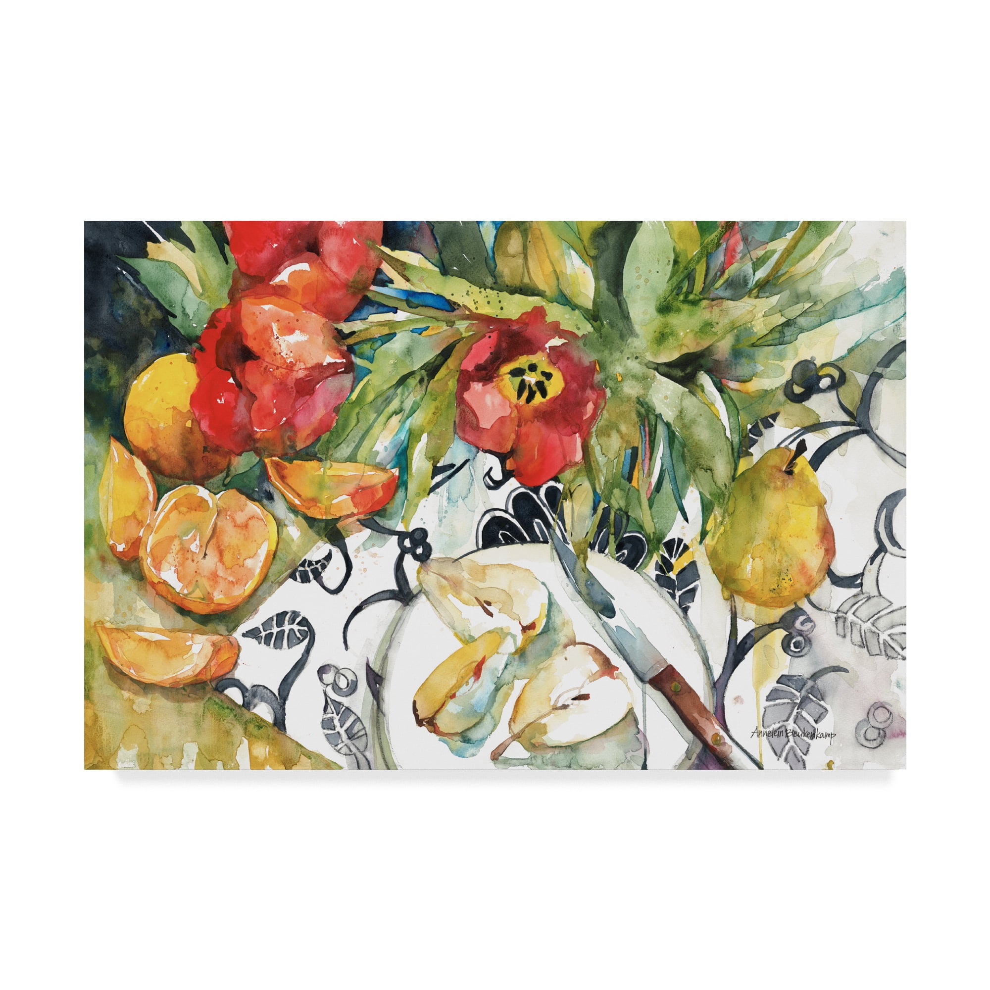 Trademark Fine Art 'Slice of Life' Canvas Art by Annelein Beukenkamp