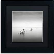 Trademark Fine Art "Slow Fade" Canvas Art by Dave MacVicar, Black Matte, Black Frame