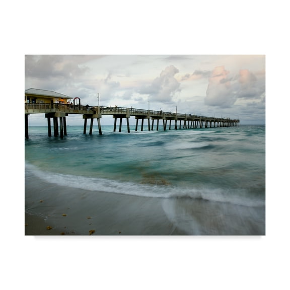 Trademark Fine Art 'Slow Motion Ocean I' Canvas Art by Danny Head