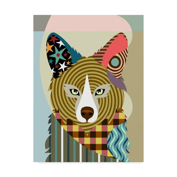 Trademark Fine Art 'Sly As A Fox' Canvas Art by Lanre Adefioye