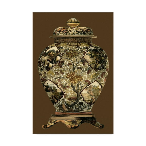 Trademark Fine Art 'Small Amber Porcelain I' Canvas Art by Vision Studio