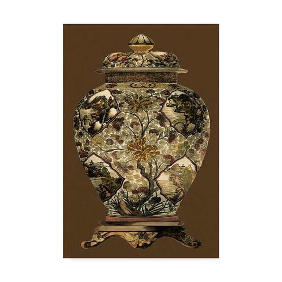 Trademark Fine Art 'Small Amber Porcelain I' Canvas Art by Vision Studio