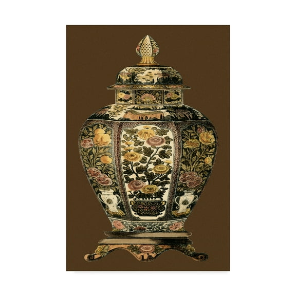 Trademark Fine Art 'Small Amber Porcelain II' Canvas Art by Vision Studio