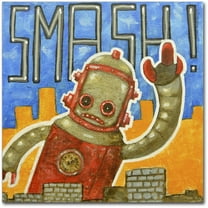 Trademark Fine Art 'Smash!' Canvas Art by Craig Snodgrass
