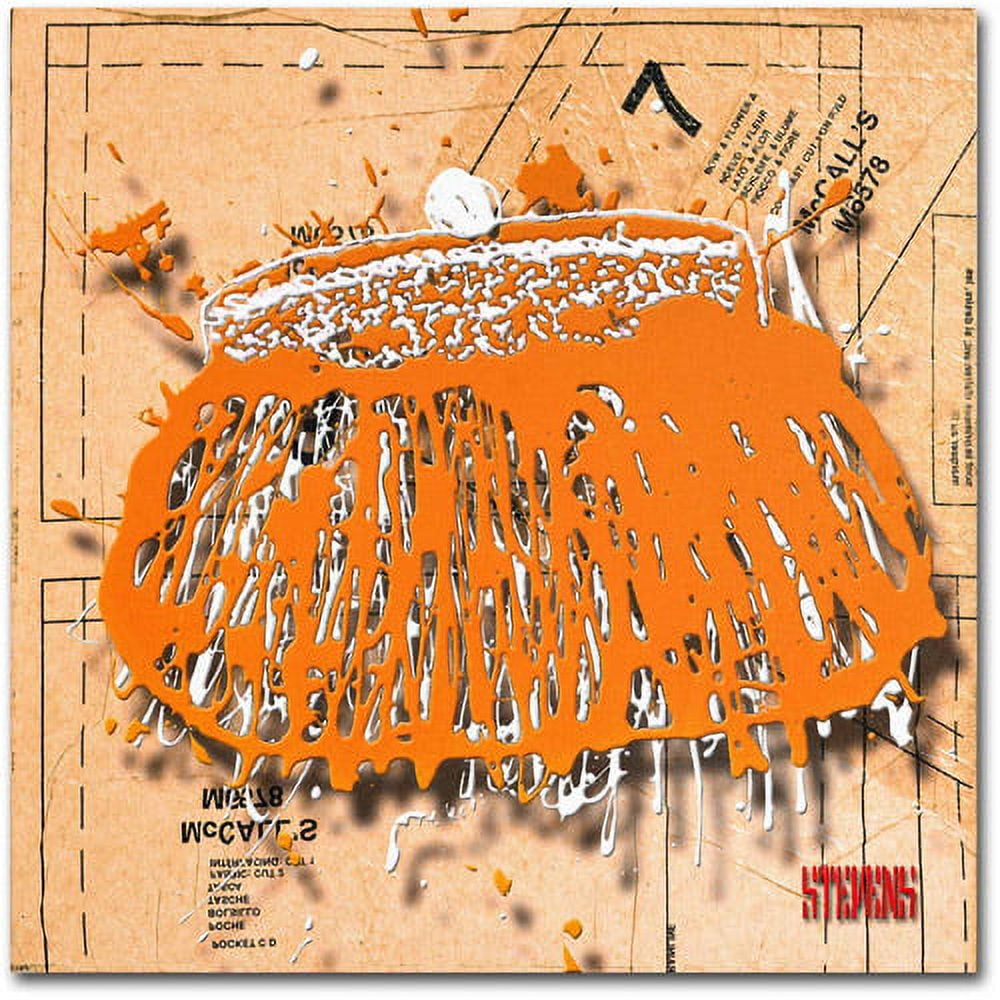 Trademark Fine Art "Snap Purse Orange" Canvas Art by Roderick Stevens