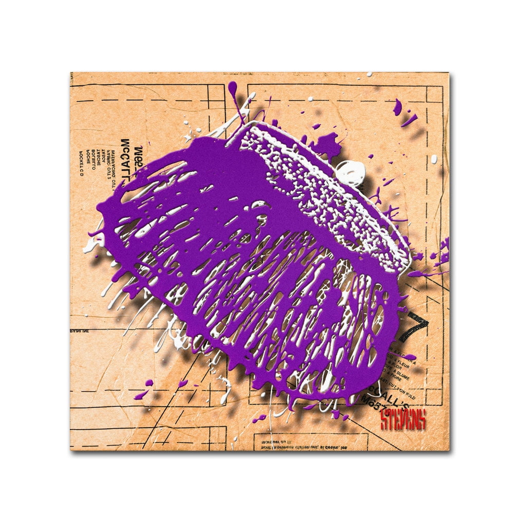Trademark Fine Art "Snap Purse Purple" Canvas Art by Roderick Stevens